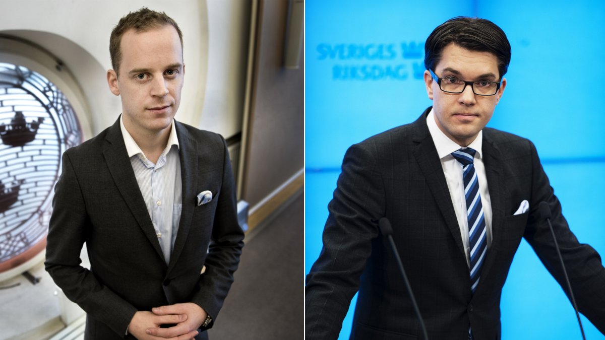 Kasselstrand och Åkesson har länge varit motparter i en intern konflikt inom Sverigedemokraterna.